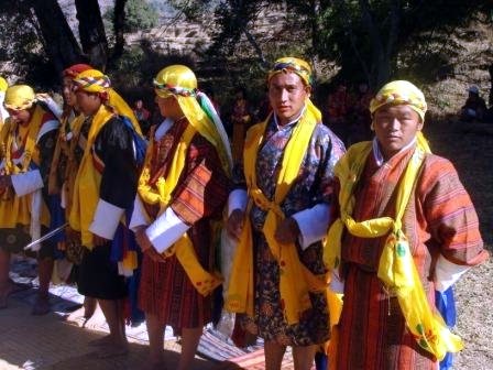 Bhutan - Tradycyjny strój Bhutan - Tradycyjny strój